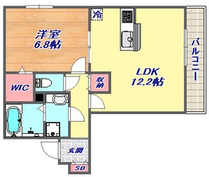 グレイスコート神戸住吉の物件間取画像